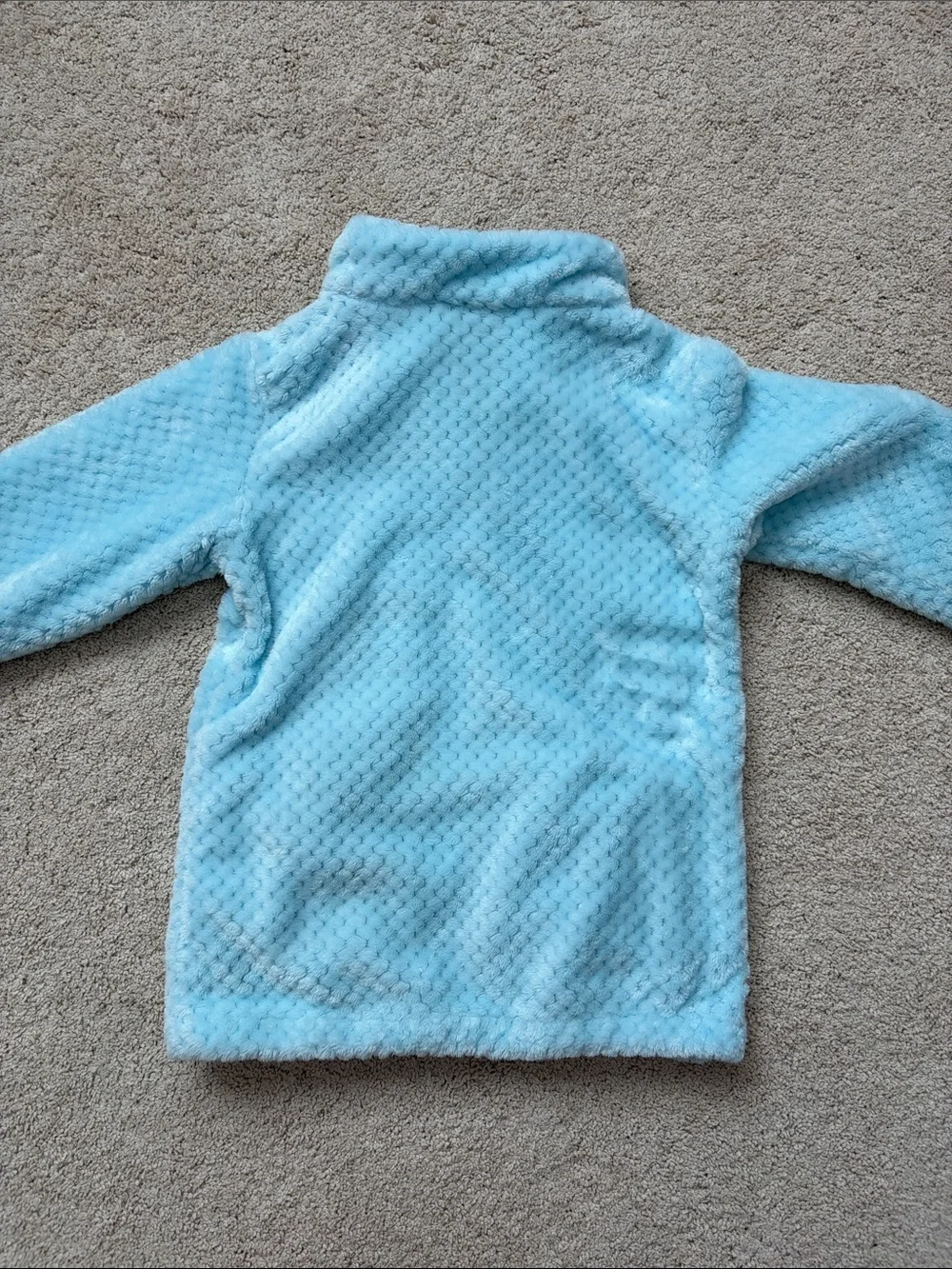 Columbia Light Blue Fuzzy Full-Zip Fleece